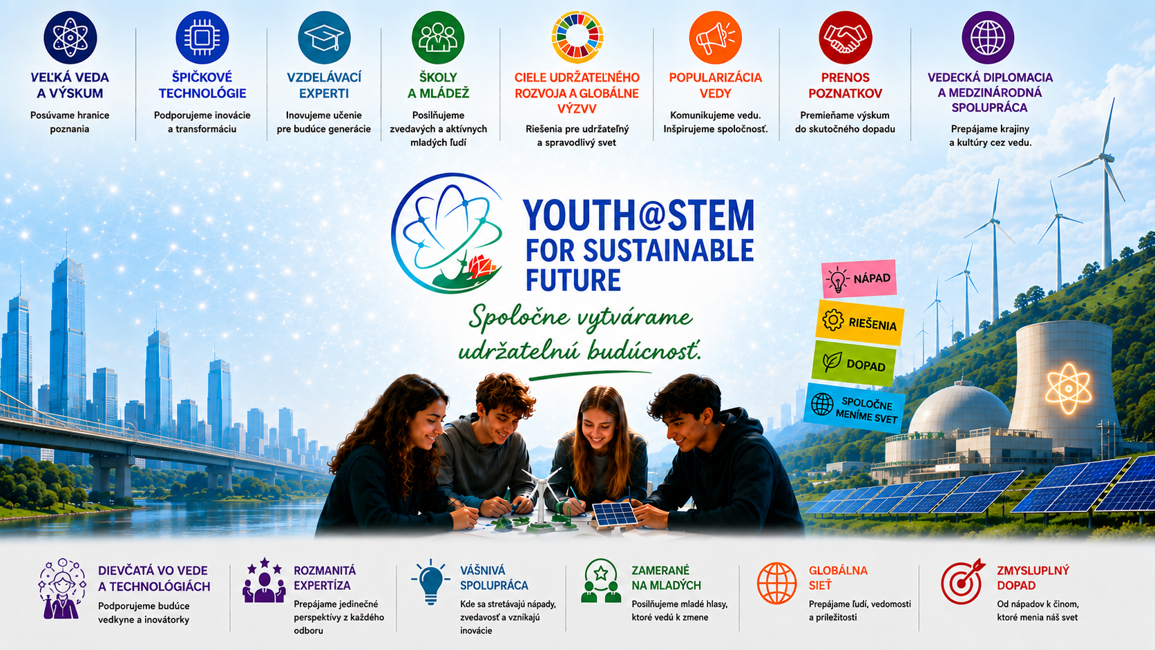 Youth@STEM for Sustainable Future — spoločne vytvárame udržateľnú budúcnosť